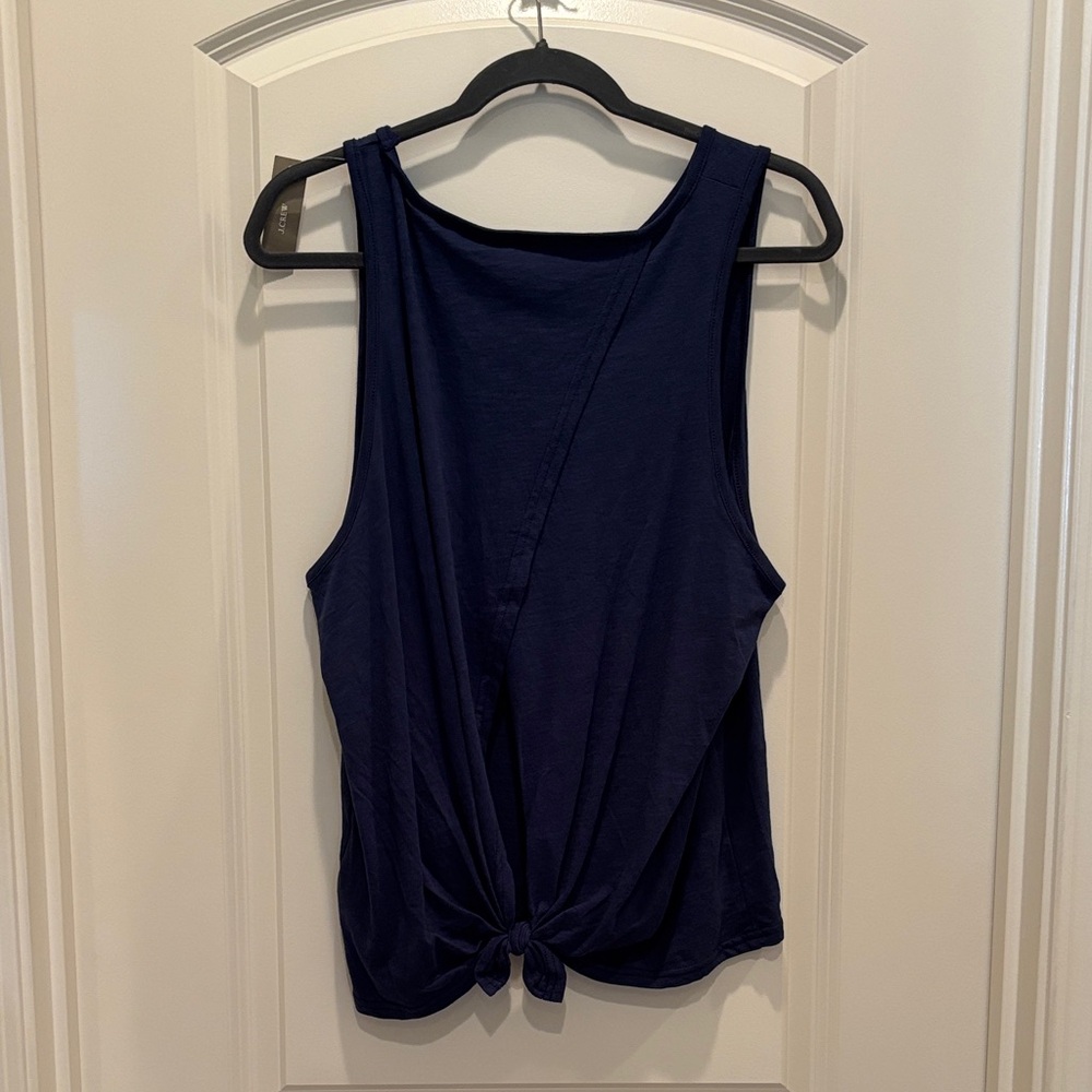 J. Crew NWT size XL Vintage Cotton Knot Back Tank